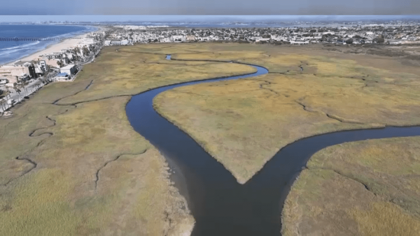 Aerial view of the Tijuana River Valley in the South Bay. FILE