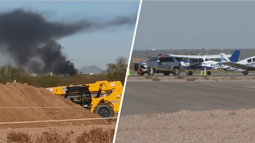 Chocan dos avionetas en el aire en Marana, hay al menos dos muertos, reporta la policía