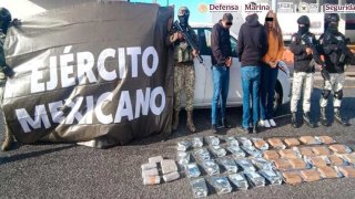 Los detenidos son Tenorio Zepeda, de 51 años, Polimnea Urania Molina, de 48, y un adolescente de 17, quienes pertenecen al Cartel del Pacífico o Cartel de Sinaloa, añadieron las fuentes.
